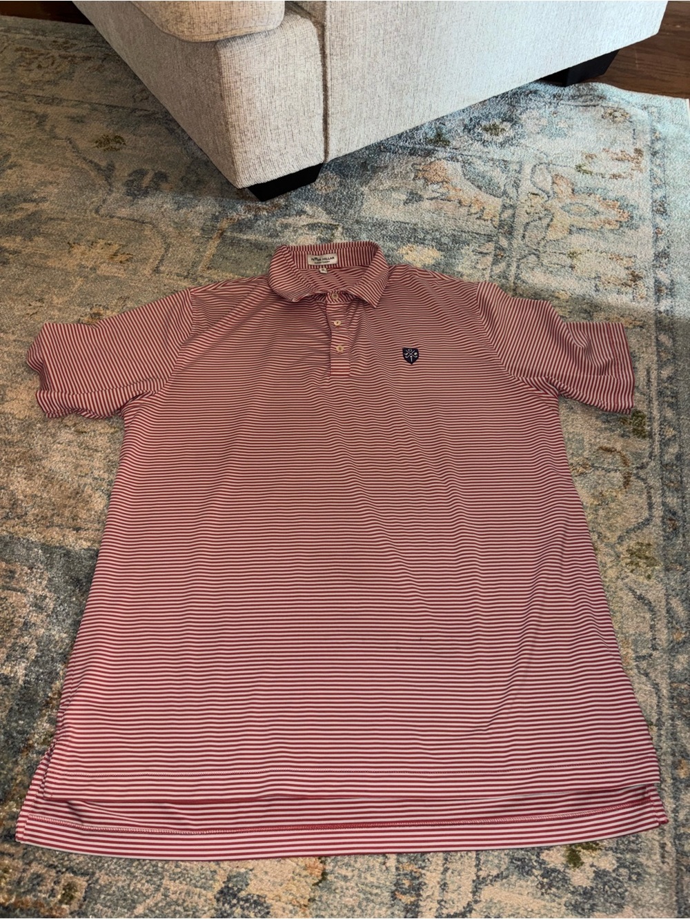 Mens Peter Miller greystone polo